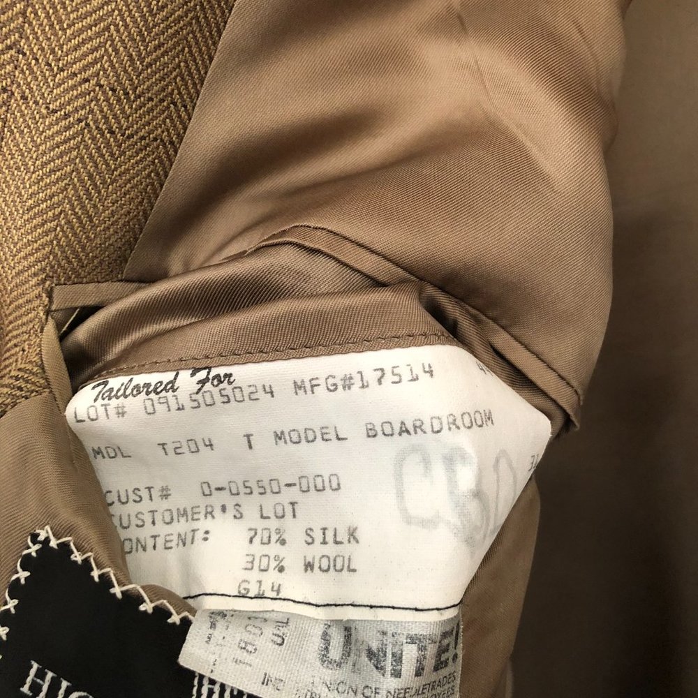 HICKEY FREEMAN Silk/Wool Sport Coat Size 44R - Picture 8 of 12
